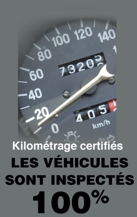 Kilométrage certifiés